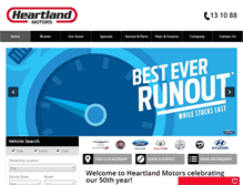 Tablet Screenshot of heartland.com.au